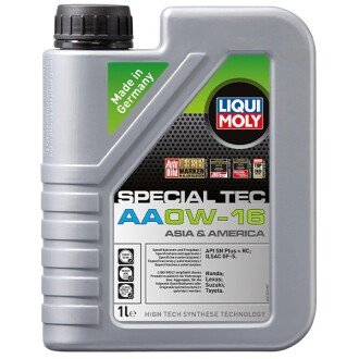 Моторна олива Special Tec AA 0W-16, 1 л - LIQUI MOLY 21326