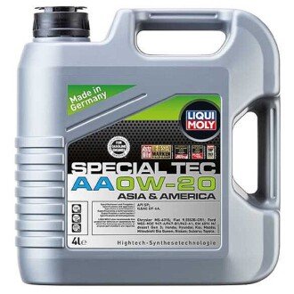 Моторна олива Special Tec AA 0W-20, 4 л (8066) - LIQUI MOLY 21417