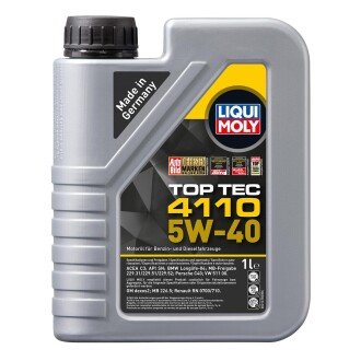 Моторное масло Top Tec 4110 5W-40, 1 л - LIQUI MOLY 21478