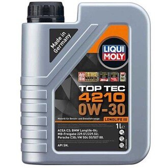 Моторное масло Top Tec 4210 0W-30, 1 л - LIQUI MOLY 21604