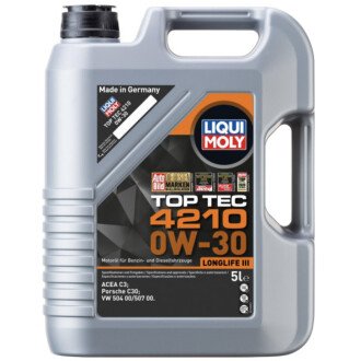 Моторное масло Top Tec 4210 0W-30, 5 л - LIQUI MOLY 21605