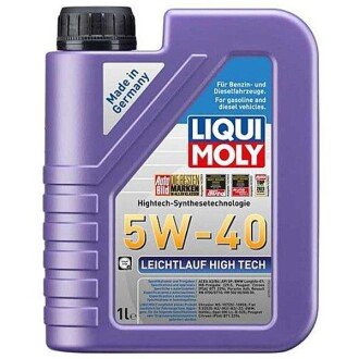 Моторное масло Leichtlauf High Tech 5W-40, 1 л (8028/21237/20702) - LIQUI MOLY 2327