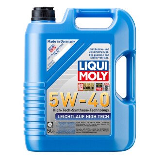 Моторное масло Leichtlauf High Tech 5W-40, 5 л (8029/20992/20668) - LIQUI MOLY 2328