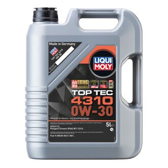 Моторна олива Top Tec 4310 0W-30, 5 л - LIQUI MOLY 2362