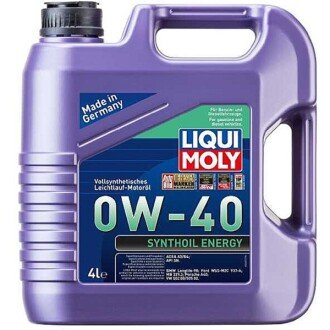 Моторна олива Synthoil Energy 0W-40, 4 л (21101) - LIQUI MOLY 2451