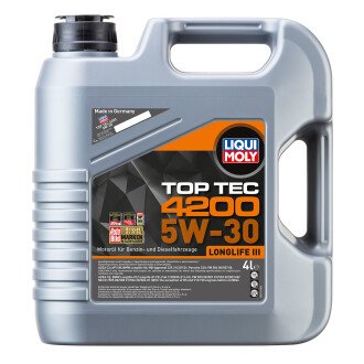 Моторна олива Top Tec 4200 5W-30, 4 л - LIQUI MOLY 3715