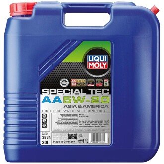 Моторна олива Special Tec AA 5W-20, 20 л - LIQUI MOLY 3834 (фото 1)