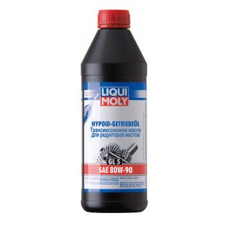 Масло трансмиссионное минеральное Hypoid-Getriebeoel (GL5) 80W-90, 1л - LIQUI MOLY 3924