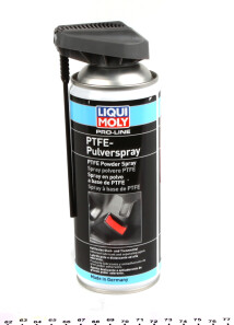 Тефлоновая смазка спрей Pro-Line PTFE-Pulver-Spray -40°С/+250°С 400мл - LIQUI MOLY 7384