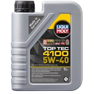 Моторна олива Top Tec 4100 5W-40, 1 л (9510/20696) - LIQUI MOLY 7500