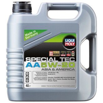 Моторна олива Special Tec AA 5W-20, 4 л (7658) - LIQUI MOLY 7621