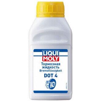 Жидкость тормозная dot 4, BRAKE FLUID, 0.25л - LIQUI MOLY 8832 (фото 1)