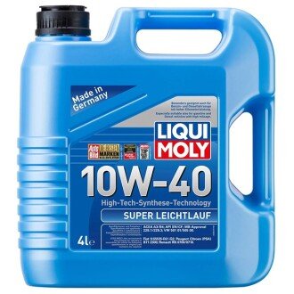 Моторное масло Super Leichtlauf 10W-40, 4 л (1916) - LIQUI MOLY 9504