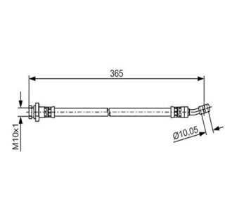 Тормозной шланг - LPR 6T48180