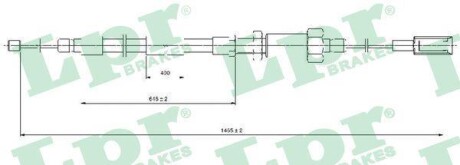 Трос - (1338683080, 4745W6) LPR C0131B
