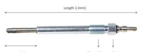 Фото 2 - Свічка накалу LUCAS LP066