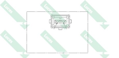 Датчик импульсов - (1920FA, 195271101900, 5944390) LUCAS SEB144