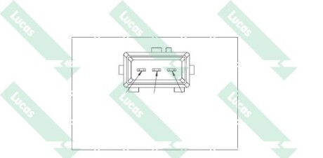 Датчик, положение распределительного вала - (18890, 46440840, 46454057) LUCAS SEB406