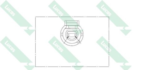 Датчик положення коленвалу - (7700101971, 77OO1O1971, 8200468646) LUCAS SEB5100