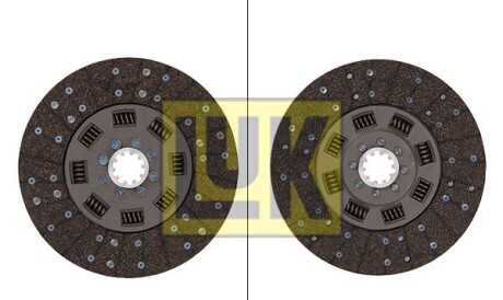 Диск зчеплення Mercedes 609-809 OM364 d=280mm z=10 - LuK 328 0168 10