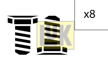 Фото 2 - Інший елемент зчеплення LuK 411 0118 11 (411011811)