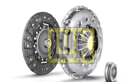 Комплект зчеплення Fiat Panda/Uno -95 (d=170mm) (+вижимний) - (5888366, 5888370, 5888398) LuK 617 0474 11