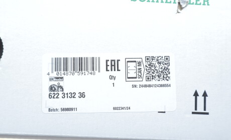 Фото 2 - Автозапчасть LuK 622 3132 36