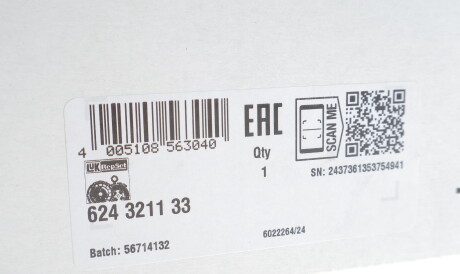 Фото 2 - Комплект зчеплення LuK 624321133