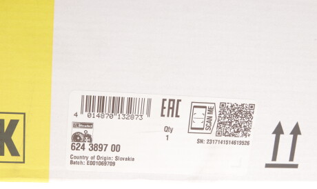 Фото 2 - Комплект сцепления LuK 624 3897 00 (624389700)