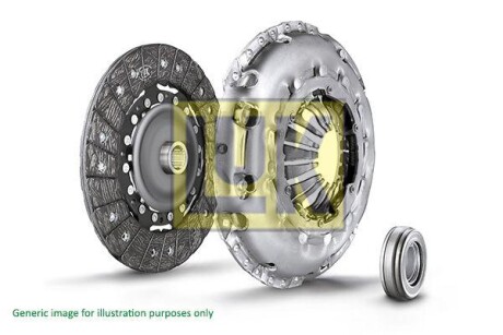 Комплект щеплення hyundai h-1 2,5 crdi 06- - (4120049930) LuK 628316600