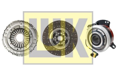 Комплект зчеплення (430мм) MERCEDES ACTROS MP4 / MP5, ANTOS, AROCS, ECONIC 2, INTEGRO (O 550), INTOURO SETRA 400, 500 07.11- - LuK 643340433