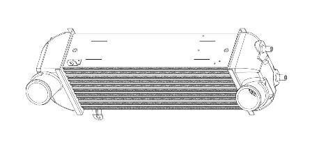 Радіатор інтеркулера SORENTO (09-)/SANTA FE (12-) 2.0/2.2CRDI (LRIC 082F0) - (282712F000) Luzar LRIC082F0