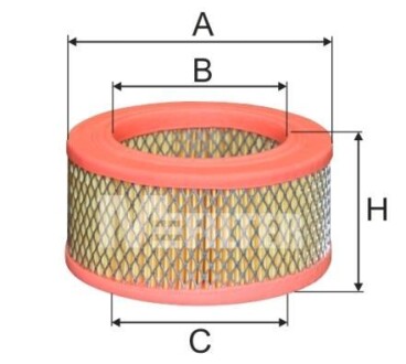Повітряний фільтр - M-FILTER A 1018