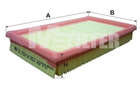 Воздушный фильтр - M-FILTER K 352