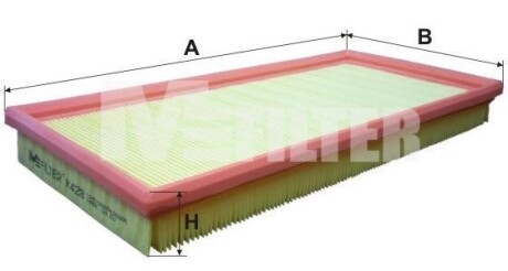 Повітряний фільтр - (00308127109, 30812710, 308127109) M-FILTER K 428