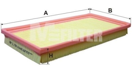 Воздушный фильтр - (0K2A513Z40A, OK2A513Z40A, 0K2A513Z40) M-FILTER K 446