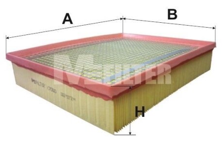 Повітряний фільтр - M-FILTER K 7050