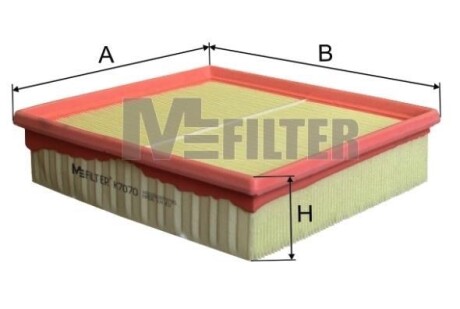 Воздушный фильтр - (165465DA0A) M-FILTER K7070