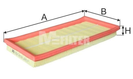 Воздушный фильтр - M-FILTER K 7074