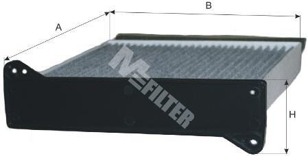 Фильтр, воздух во внутренном пространстве - (mme61701, mz690361, mr398288) M-FILTER K9028C (фото 1)