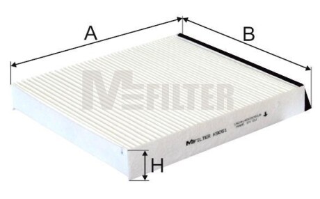 Фільтр салона MFILTER - M-FILTER K 9051