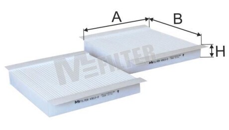 Фільтр салона MFILTER - M-FILTER K 912-2