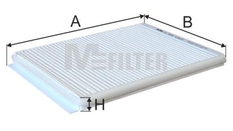 Фільтр салона MFILTER - M-FILTER K 923 (фото 1)