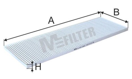 Фільтр салона MFILTER - (0018355447, A0018355447, A6278350447) M-FILTER K 965