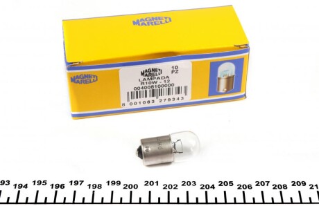 Автолампа R10W BA15s 10 W прозрачная - MAGNETI MARELLI 004008100000