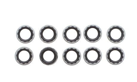 Шайба ущільнююча (к-кт) для компресора кондиціонера 11мм/19,5мм (10шт) - MAGNETI MARELLI 007950026145