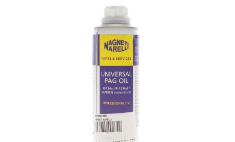 Олива компресорна універсальна PAG для R134a/R1234yf 250 мл - MAGNETI MARELLI 007950027080