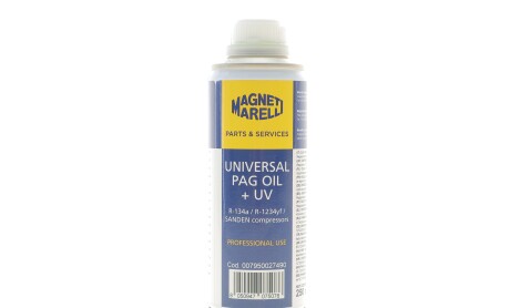 Олива компресорна універсальна PAG для R134a/R1234yf +UV 250 мл - MAGNETI MARELLI 007950027490