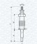 Свеча накаливания - (46447610, 596033, 596034) MAGNETI MARELLI 062500300304 (фото 1)