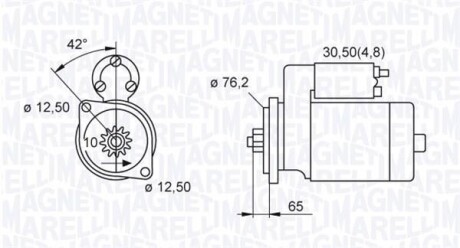 Стартер - MAGNETI MARELLI 063521230140